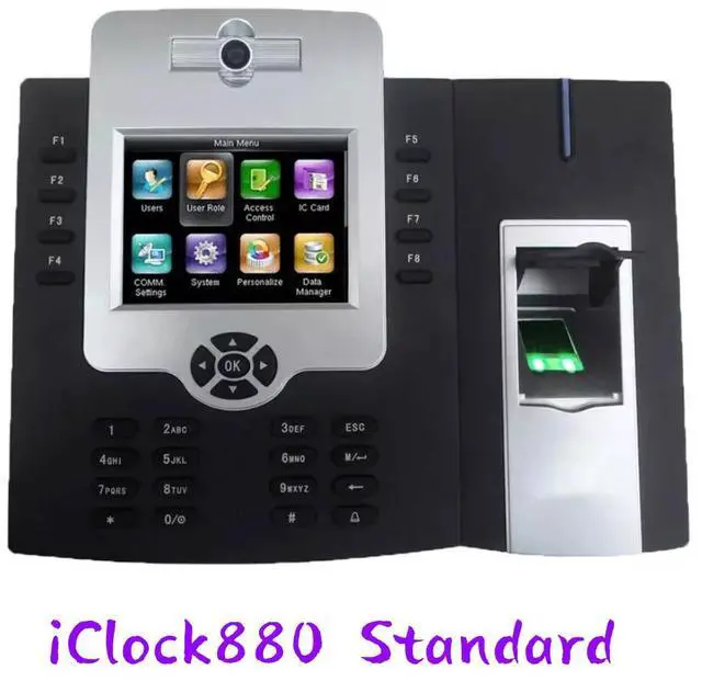 Main image of iClock880 Fingerprint Time Attendance Clock Machine WIFI Access Control   (iClock880 Standard)