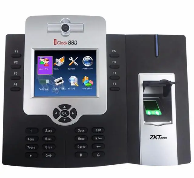 Alt view image 5 of 7 - iclock880 3.5" TFT fingerprint time attendance access control w/camera  (iClock880 Standard)