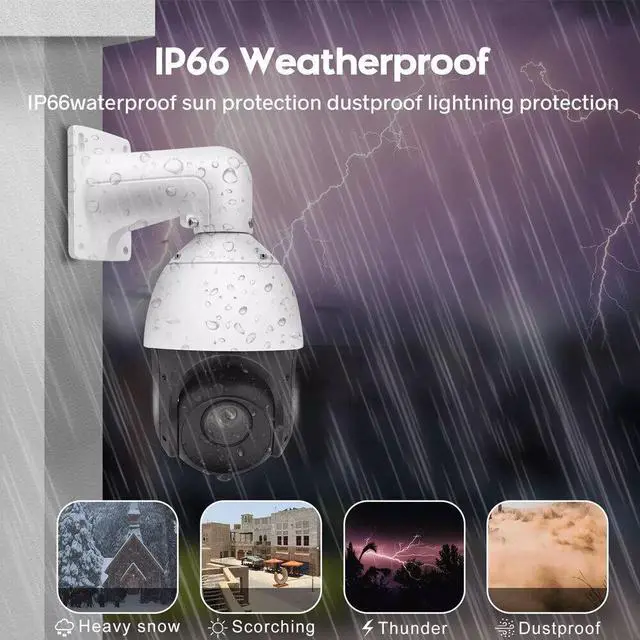 Alt view image 6 of 7 - 4MP 25x Zoom PTZ Camera DarkFighter AcuSense IR100 DS-2DE4425IW-DE(T5)