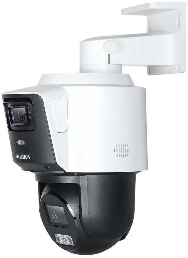Alt view image 2 of 7 - DS-2SE3C404MWG-E/14 2.8-12mm Tandem Vu 4MP+4MP 4X PTZ POE Camera+2-Way Talk
