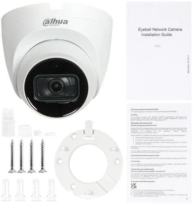 Alt view image 6 of 7 - 8MP Starlight IP Camera POE 4K IPC-HDW2831T-AS-S2 IR 30m Outdoor Audio 3.6mm