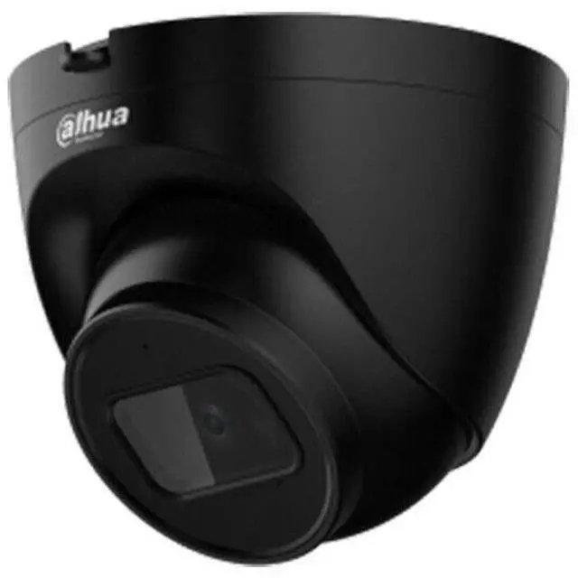 Alt view image 2 of 7 - 8MP Starlight MIC IPC-HDW2831T-AS-S2 POE Turret IR30m IP Camera IVS IP67 Black 2.8mm lens