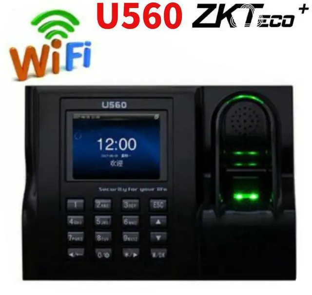 Main image of ZK U560 Recorder Timekeeping Staff Machine Reader Attendance System Electronic Attendance Machinet Biological Equipment WIFI