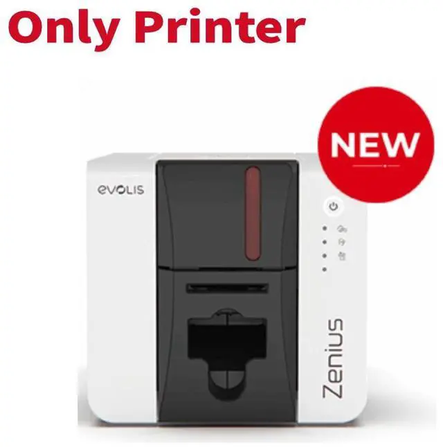 Main image of Evolis Zenius 2 Classic Single Side Fire Red Photo ID Card Printer With USB Port