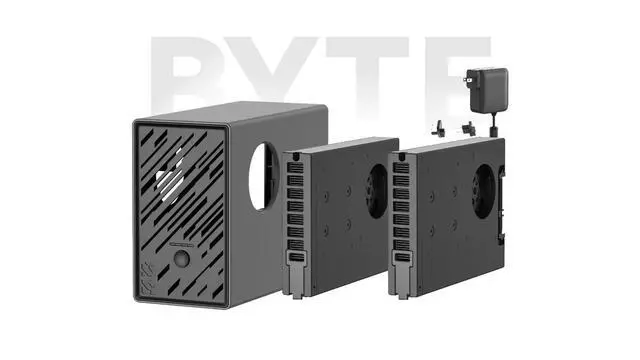 Alt view image 6 of 7 - Goldshell BYTE Miner AE DG AL XT Card 65Mh/s 45 W for Home Miner