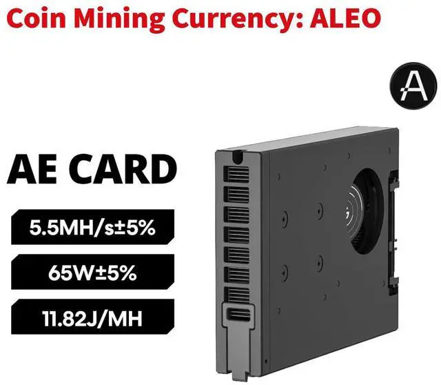 Main image of New Goldshell BYTE Miner WiFi 65Mh/s 45W AE/DG/AL/XT Card Lot 1X AE Card