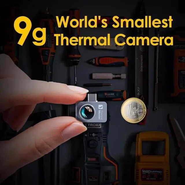 Alt view image 5 of 7 - Thermal Master P2 Pro Thermal Imager -4 to 1112 Thermal Camera with Macro Lens IOS