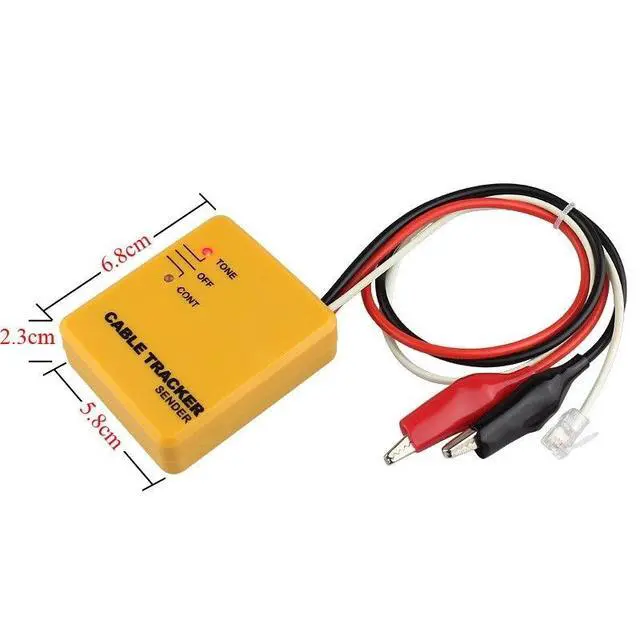 Alt view image 5 of 6 - CABLE FINDER TONE GENERATOR PROBE TRACKER WIRE NETWORK TESTER TRACER KIT