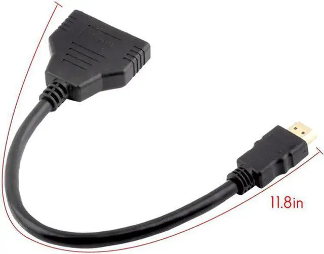 Alt view image 6 of 6 - HDMI Splitter Multimedia Interface HDMI Adapter For HDMI HD Led Lcd Tv