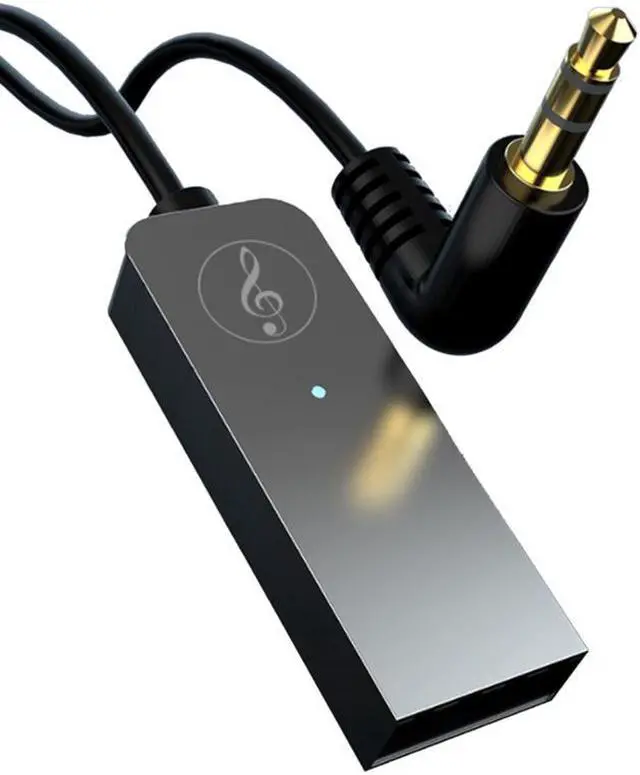 Main image of Bluetooth Adapter Wireless Car Bluetooth Receiver USB to 3.5mm Jack Audio Music Mic Handsfree Adapter for Car Speaker