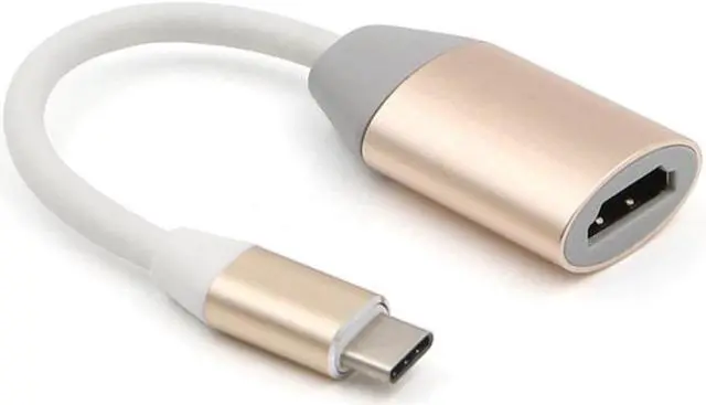 Alt view image 4 of 6 - Type-C to HDMI-Compatible Adapter Cable, 4K Hd for , Pc, Monitor