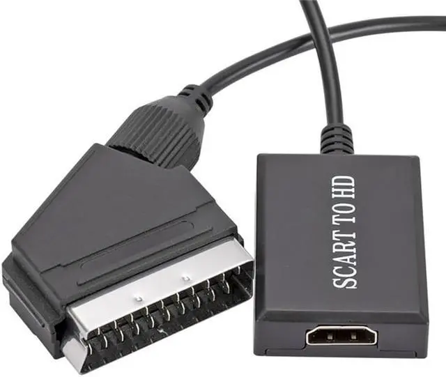 Alt view image 3 of 6 - 1080P SCART to HD Audio and Video Cable Box Adapter HD 1080P Video Conversion