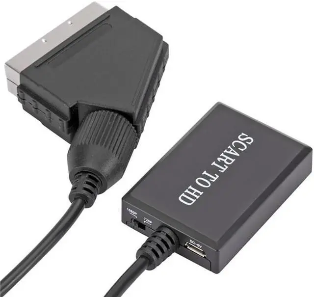 Alt view image 5 of 6 - 1080P SCART to HD Audio and Video Cable Box Adapter HD 1080P Video Conversion