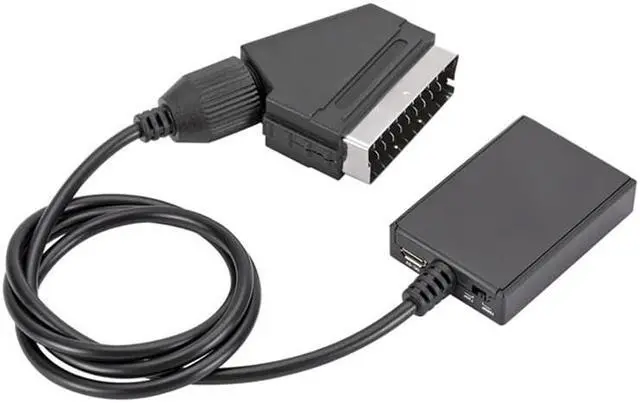 Alt view image 4 of 6 - 1080P SCART to HD Audio and Video Cable Box Adapter HD 1080P Video Conversion