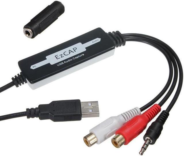 Main image of Ezcap216 Vinyl Cassette To CD /USB Audio Capture MP3 WMA WAV OGG Converter Recorder Edit Audio to MP3 Format TO PC