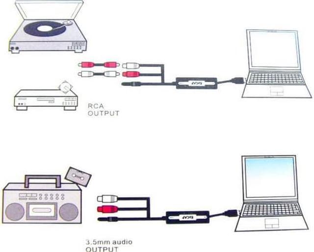 Alt view image 4 of 6 - Ezcap216 Vinyl Cassette To CD /USB Audio Capture MP3 WMA WAV OGG Converter Recorder Edit Audio to MP3 Format TO PC
