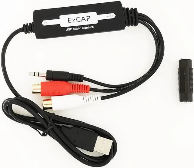 Alt view image 3 of 5 - EZCAP USB Audio Capture Cassette To CD/MP3 Converter MP3 WMA WAVE Recorder Edit with 3.5mm audio input for Mac & Windows 8/7