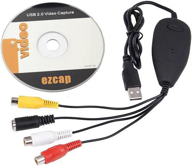 Alt view image 2 of 6 - EZCAP172 USB Audio Video Grabber Capture Convert Analog Video From VHS 8MM,Video Camera Recorder,DVD Player Support Win7/8/10