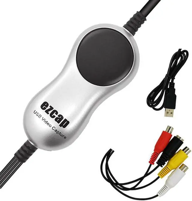 Alt view image 2 of 6 - Ezcap 170 USB2.0 HD Video Capture TV DVD VHS DVR Adapter Recorder Grabber Converter Analog Video Audio to Digital for Windows 10