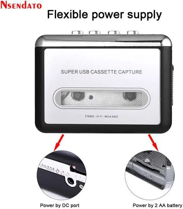Alt view image 3 of 6 - EZCAP 220 Cassette Capture Radio Player Cassette Tape to MP3 Converter Capture Audio Music Player Tape Cassette Recorder Via USB