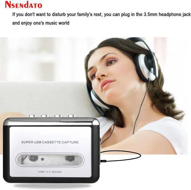 Alt view image 5 of 6 - EZCAP 220 Cassette Capture Radio Player Cassette Tape to MP3 Converter Capture Audio Music Player Tape Cassette Recorder Via USB
