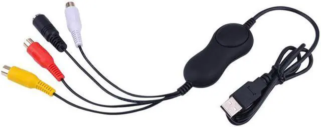 Alt view image 2 of 6 - EZCAP 158 USB 2.0 S-Video Grabber Video Capture Card Record for VHS Player Camcorder Camera Game Box for Windows10/8/7 MAC Win10