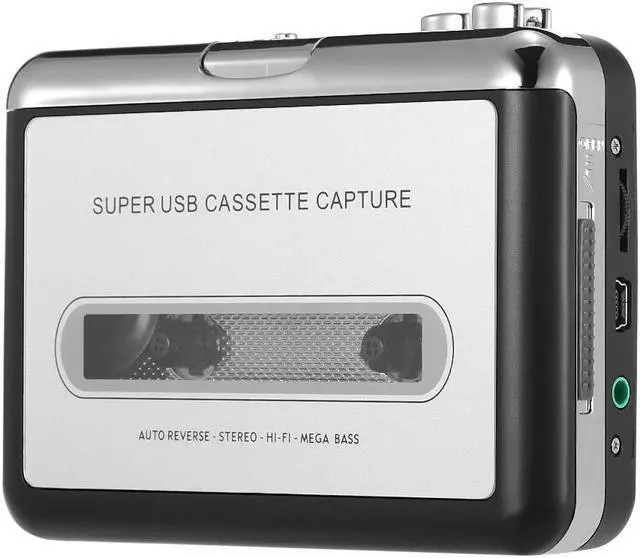 Alt view image 2 of 6 - Ezcap USB Cassette Capture Audio Music Player Cassette Tape to MP3 Converter Convert into Computer Stereo HiFi Sound Mega Bass