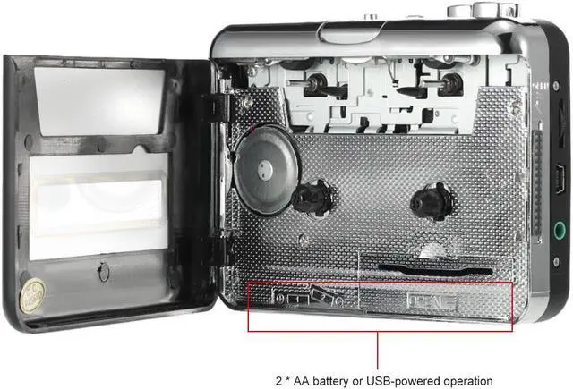 Alt view image 3 of 6 - Ezcap USB Cassette Capture Audio Music Player Cassette Tape to MP3 Converter Convert into Computer Stereo HiFi Sound Mega Bass