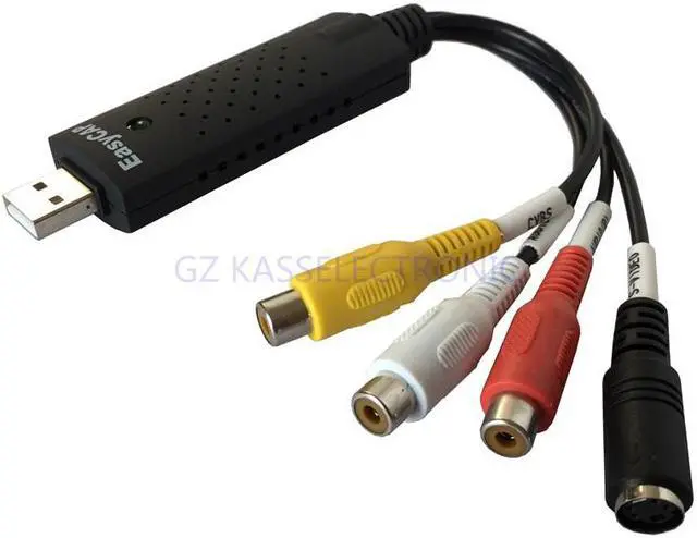 Main image of video tv dvd vhs capture convert analog video&audio to mp3 portable player through pc