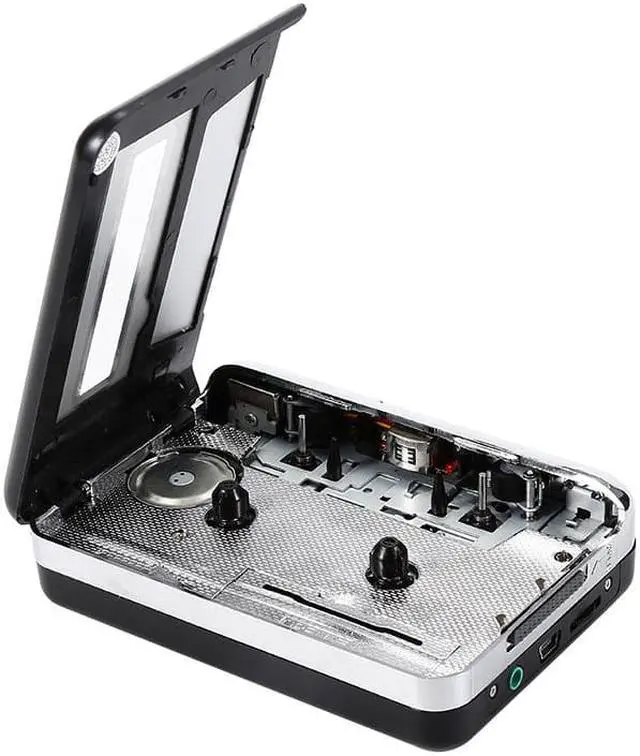 Alt view image 5 of 6 - USB Cassette Capture Radio Player Portable USB Cassette Tape to MP3 Converter Capture Audio Music Player Tape Cassette Recorder