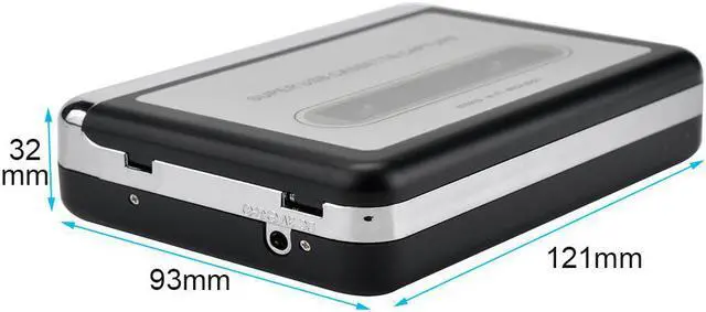 Alt view image 6 of 6 - Cassette Player Cassette to MP3 Converter Capture Audio Music Player Convert Tape Cassette on tape to PC Laptop