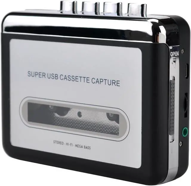 Alt view image 3 of 6 - Cassette Player Cassette to MP3 Converter Capture Audio Music Player Convert Tape Cassette on tape to PC Laptop