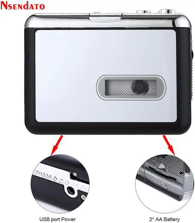 Alt view image 2 of 5 - Ezcap 231 USB Cassette Tape Music Audio Player to MP3 Converter Tapes Cassette  Player Recorder Save MP3 File to USB Flash/USB
