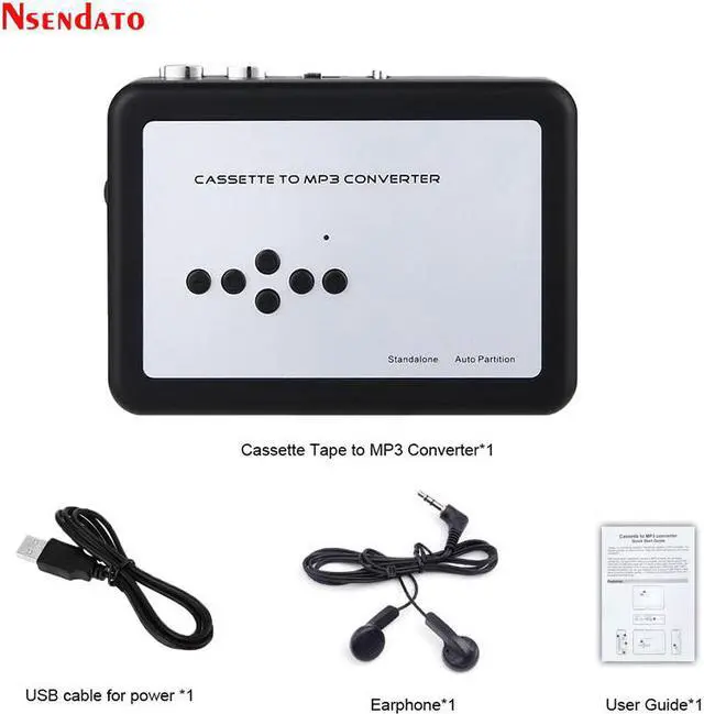 Alt view image 5 of 5 - Ezcap 231 USB Cassette Tape Music Audio Player to MP3 Converter Tapes Cassette  Player Recorder Save MP3 File to USB Flash/USB