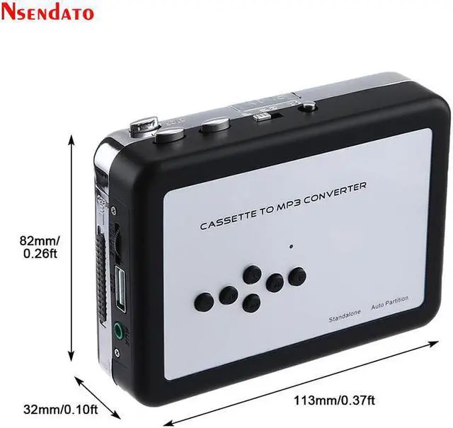 Alt view image 3 of 5 - Ezcap 231 USB Cassette Tape Music Audio Player to MP3 Converter Tapes Cassette  Player Recorder Save MP3 File to USB Flash/USB