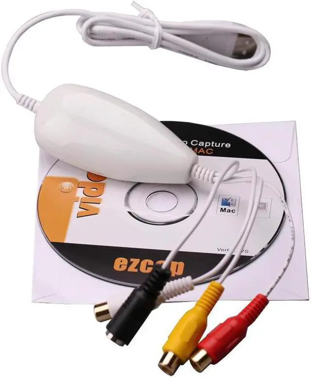 Alt view image 2 of 6 - EZCAP 1568 USB 2.0 Audio Grabber AV Analog Video Capture Card for VHS Player Camcorder Game Box for Windows 10/8/7 MAC OS 64Bit