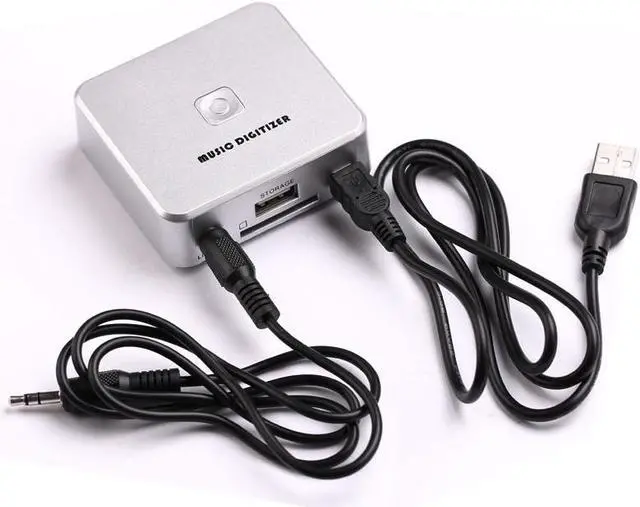 Alt view image 6 of 6 - EZCAP Audio Capture Card Recorder Music Digitizer 3.5mm 2 RCA IN From LP DVD Cassette Player To SD Card USB Flash Disk MP3 File