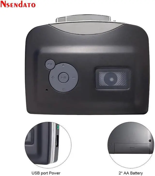 Alt view image 2 of 6 - EZCAP 230 USB Cassette Tape Player convert to mp3 Converter Recording Music into USB Flash Drive Adapter USB Cassette Player