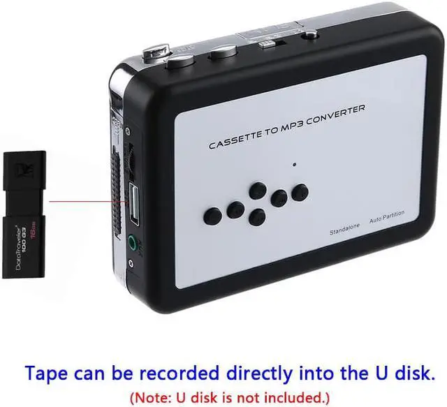 Alt view image 3 of 6 - Ezcap231 Cassette Tape to MP3 Converter USB Cassette Capture Walkman Tape Player Convert Tapes to USB Flash Drive No need PC