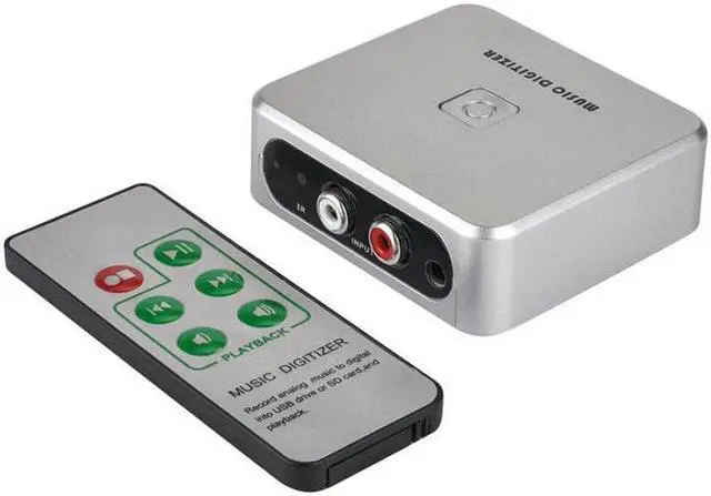 Main image of Audio recorder Audio Capture USB Converter Convert old analog music cassette Vinyl to mp3 save to USB Flash Drive SD Card EZ241