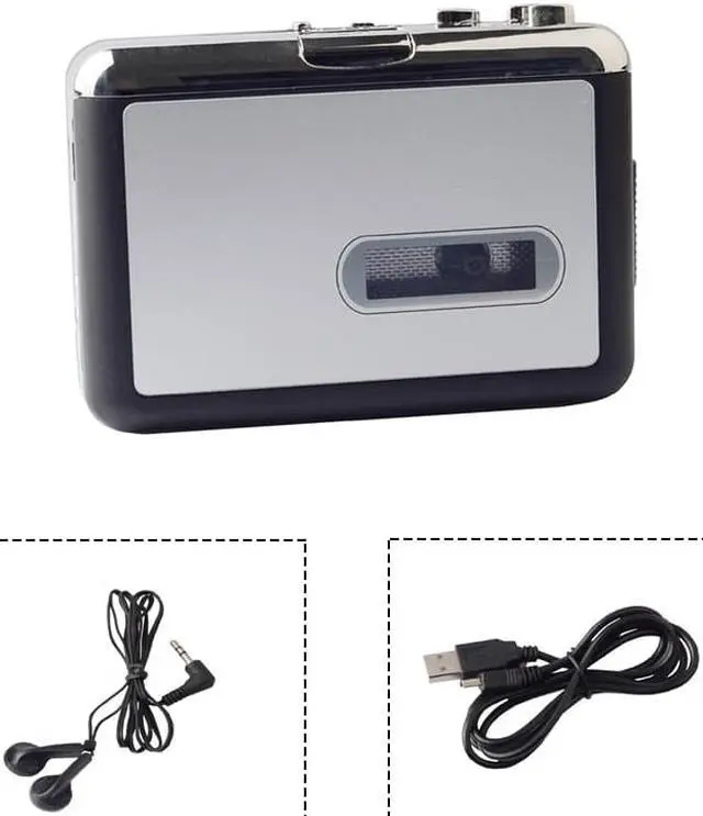 Alt view image 6 of 6 - Ezcap231 Cassette Tape to MP3 Converter USB Cassette Capture Walkman Tape Player Convert Tapes to USB Flash Drive No need PC