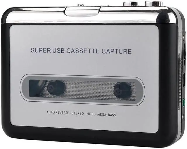 Alt view image 2 of 6 - Ezcap218 USB Cassette Converter, Convert Old Tape Music To MP3 Digital Format To Computer, Auto-Rerverse Function,Walkman Player