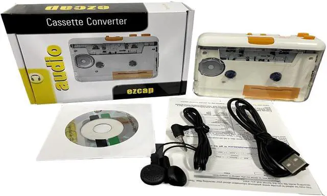 Alt view image 6 of 6 - EZCAP Cassette Player Portable Walkman Tape Player Captures MP3 Audio Music via PC Cassette to MP3 Converter Tape Cassette Recor