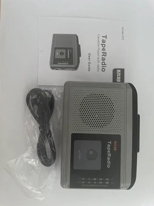 Alt view image 6 of 6 - Portable Walkman Cassette Player with AM/FM Radio for Listen To Your Favorite Radio Programs/Tape Player with 3.5mm Audio Output