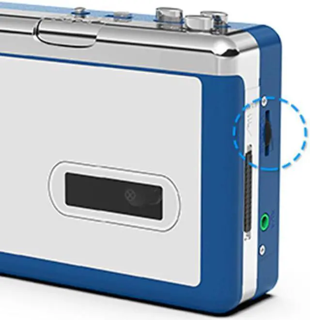 Alt view image 3 of 4 - Portable Bluetooth Cassette Player , Tape Player Bluetooth Output to Headphone/Speaker,Walkman Portable Cassette Tape Player