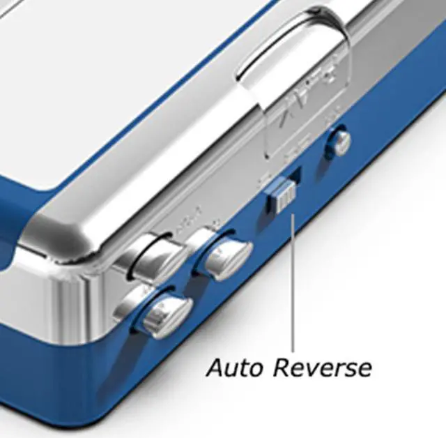 Alt view image 4 of 4 - Portable Bluetooth Cassette Player , Tape Player Bluetooth Output to Headphone/Speaker,Walkman Portable Cassette Tape Player