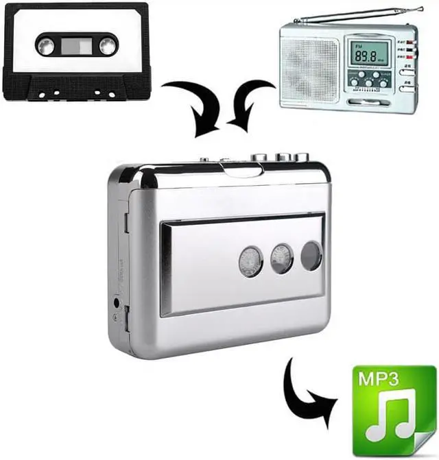 Alt view image 4 of 6 - Ezcap LP Vinyl Tape To PC Record DUAL Hybrid USB Cassette To MP3 Converter Analog Audio Capture To Digital Walkman Music Player