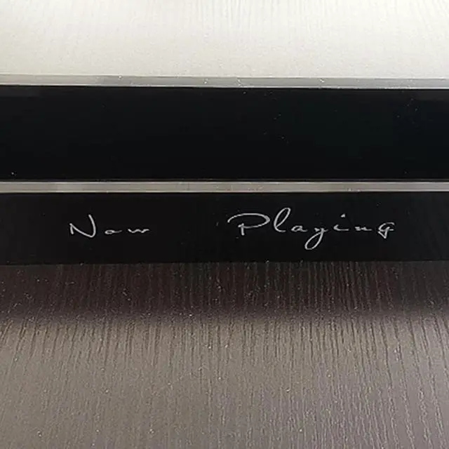 Alt view image 6 of 6 - Now Playing Acrylic Display Stand for LP Vinyl Record / Deluxe Packaging