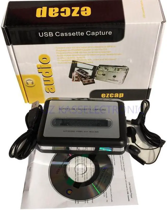 Alt view image 4 of 4 - USB Walkman Player convert tape to mp3 player through PC