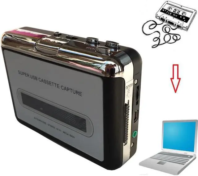 Alt view image 2 of 6 - EzCAP218 Tape cassette to USB2.0 Computer converter, convert old  Music Tape cassette  to Digital MP3 format on Your Computer